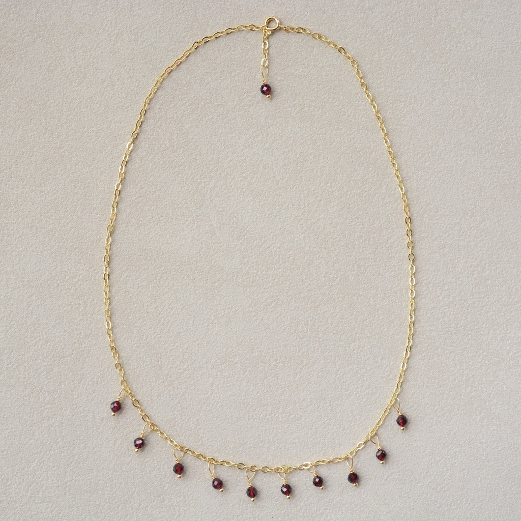 Gemstone Necklace Handmade Natural Crystal Jewelry