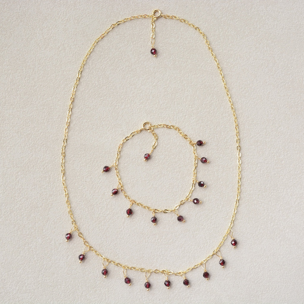 Gemstone Necklace Handmade Natural Crystal Jewelry