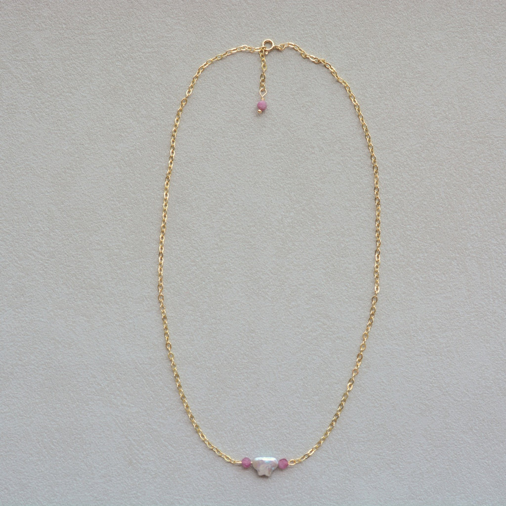Butterfly Pearl Necklace