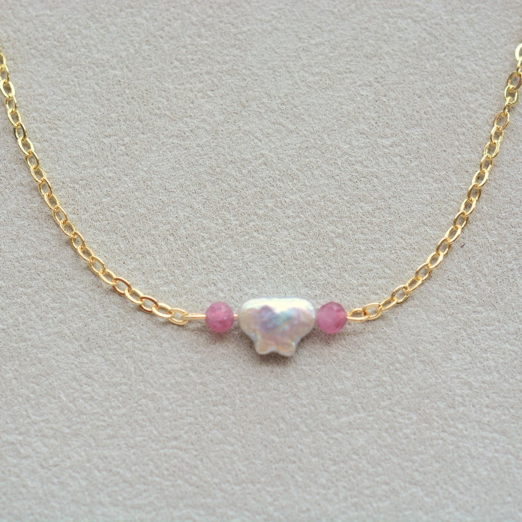 Butterfly Pearl Necklace