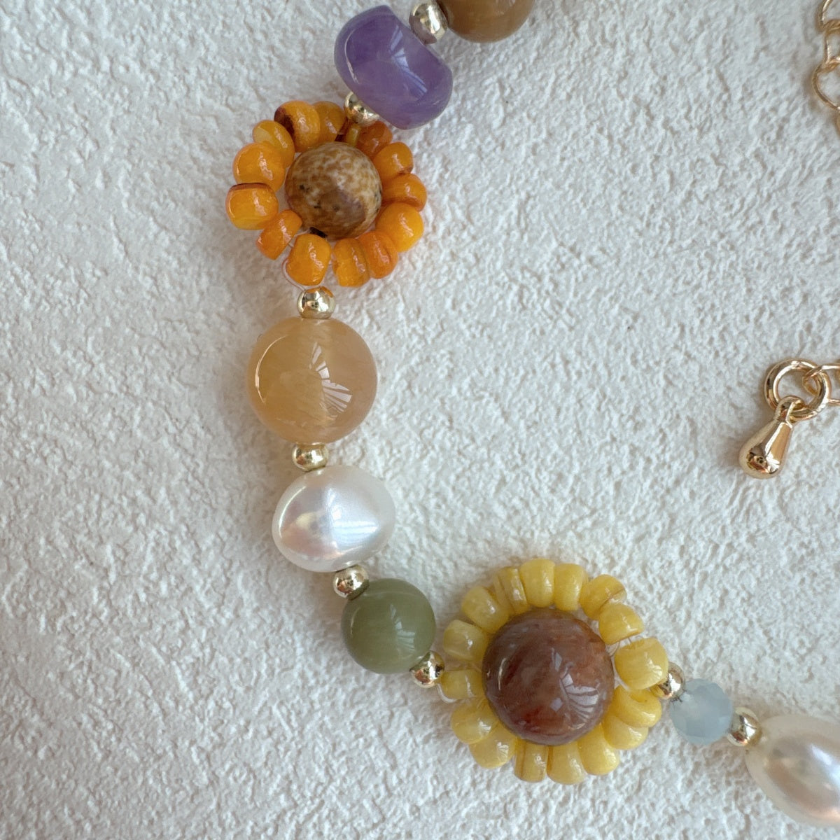 Dainty Flower Bracelet Gemstone Jewelry
