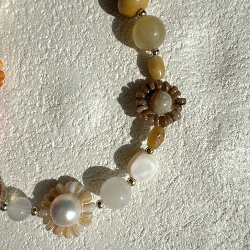 Dainty Flower Bracelet Gemstone Jewelry