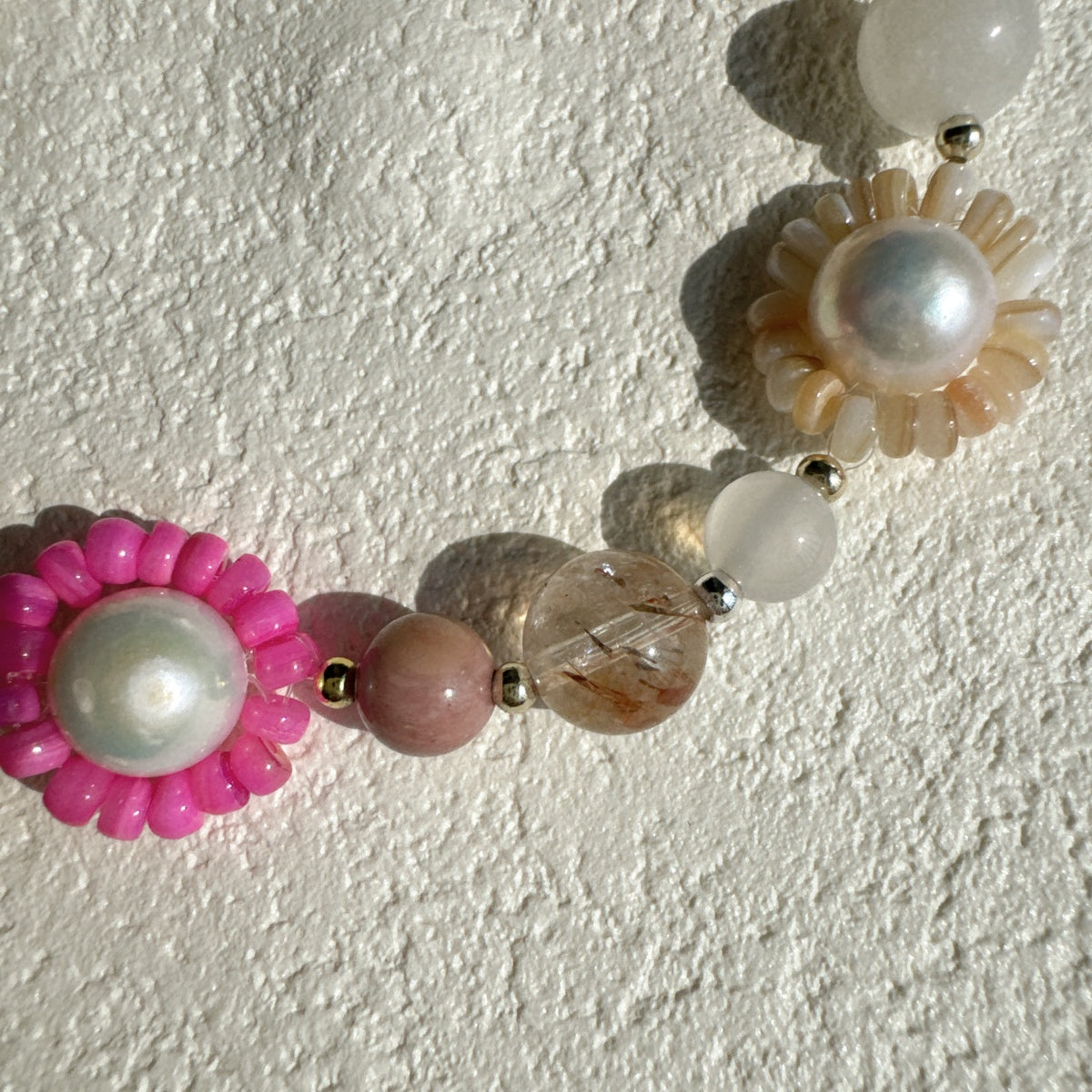 Dainty Flower Bracelet Gemstone Jewelry