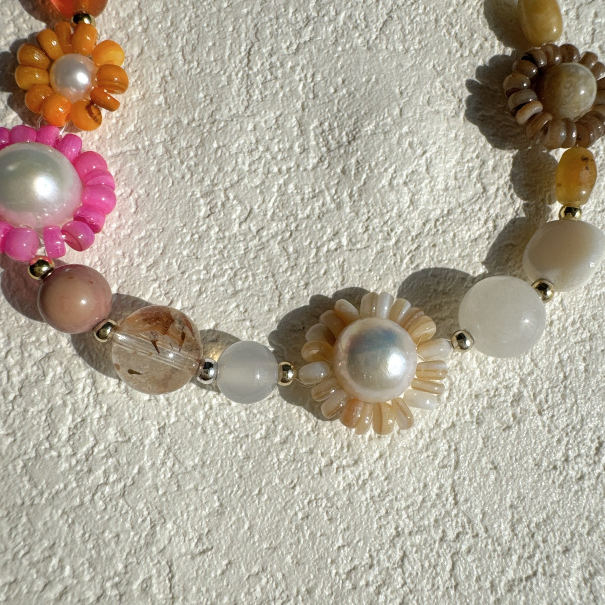 Dainty Flower Bracelet Gemstone Jewelry
