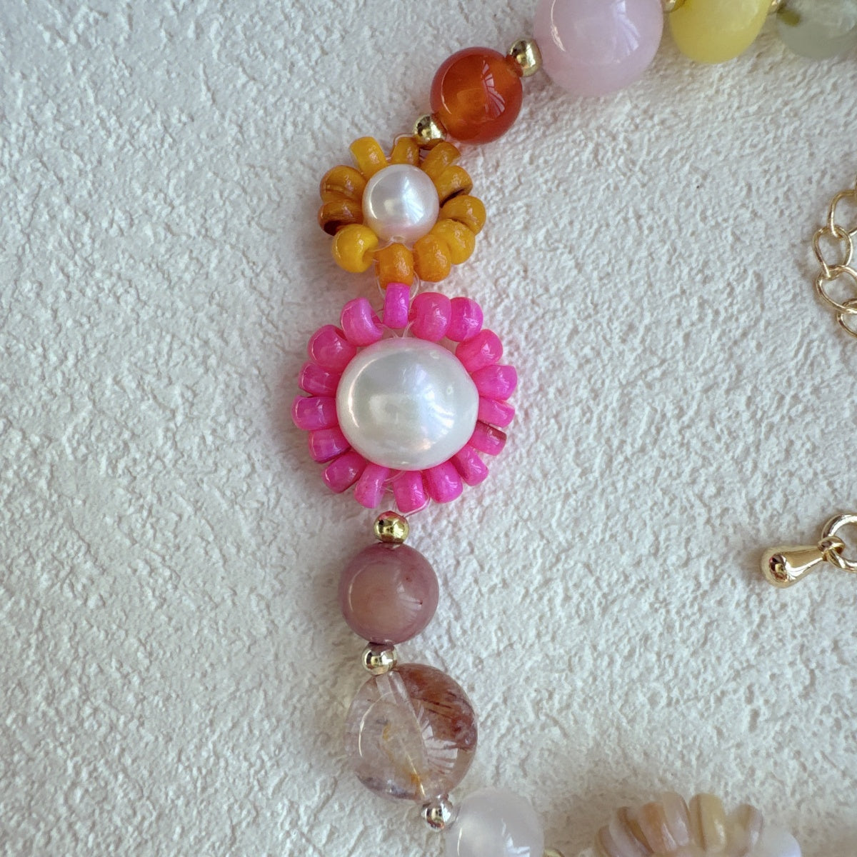Dainty Flower Bracelet Gemstone Jewelry