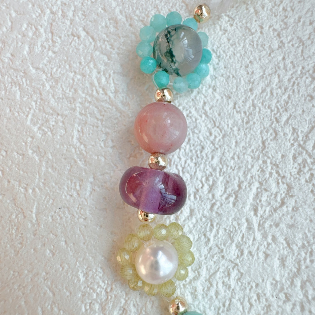 Dainty Flower Bracelet Gemstone Jewelry