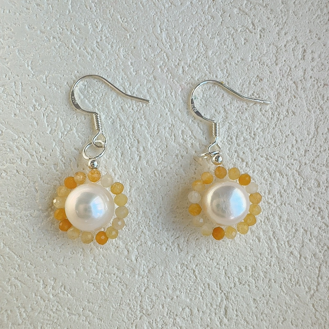 Flower Earrings Gemstone Jewelry