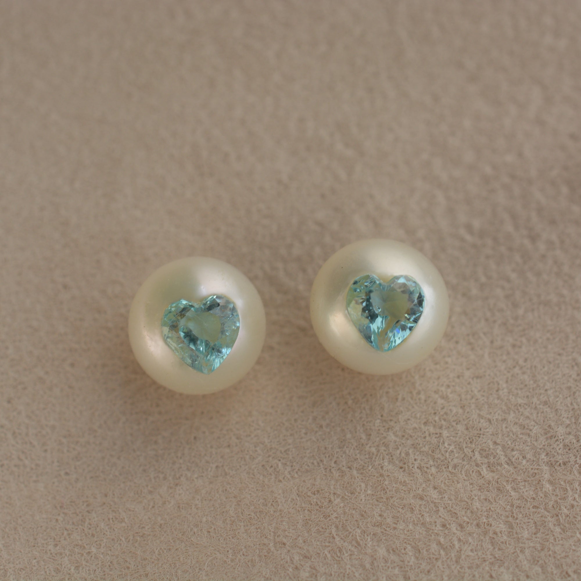 Heart Pearl Earrings