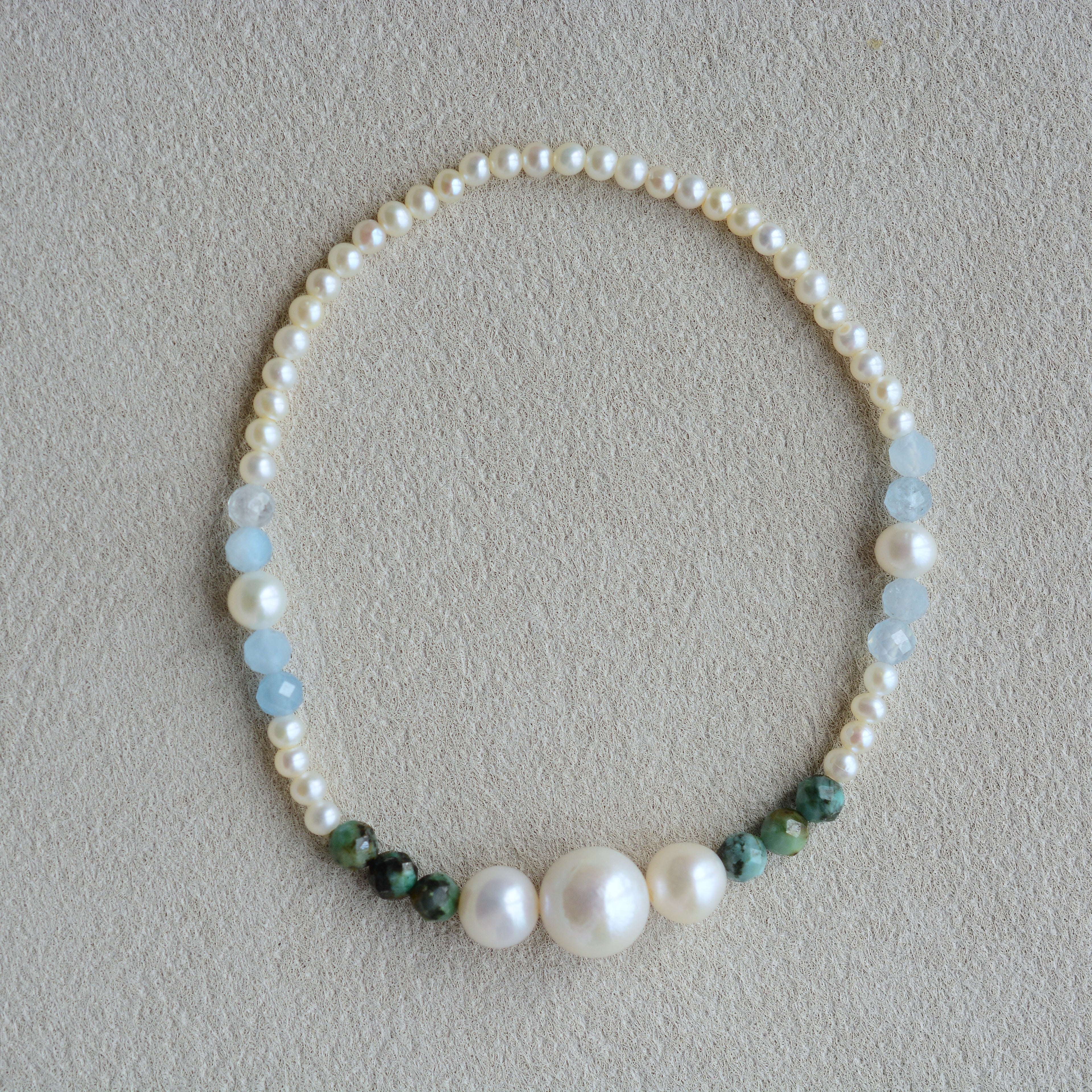Pearl Bracelet Natural Crystal Gemstone Pearl Jewelry