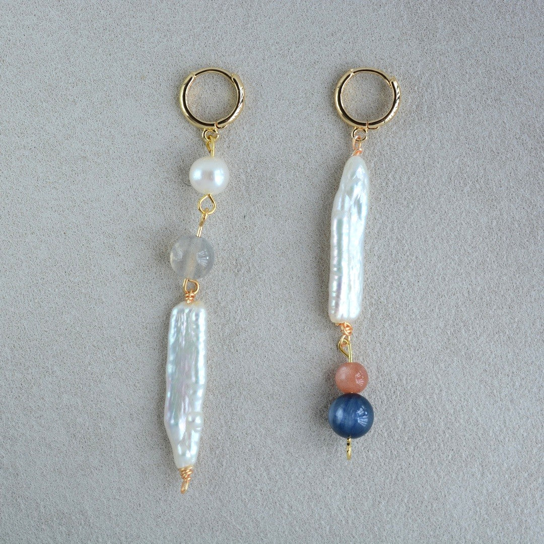 Pearl Earrings Gemstone Earrings