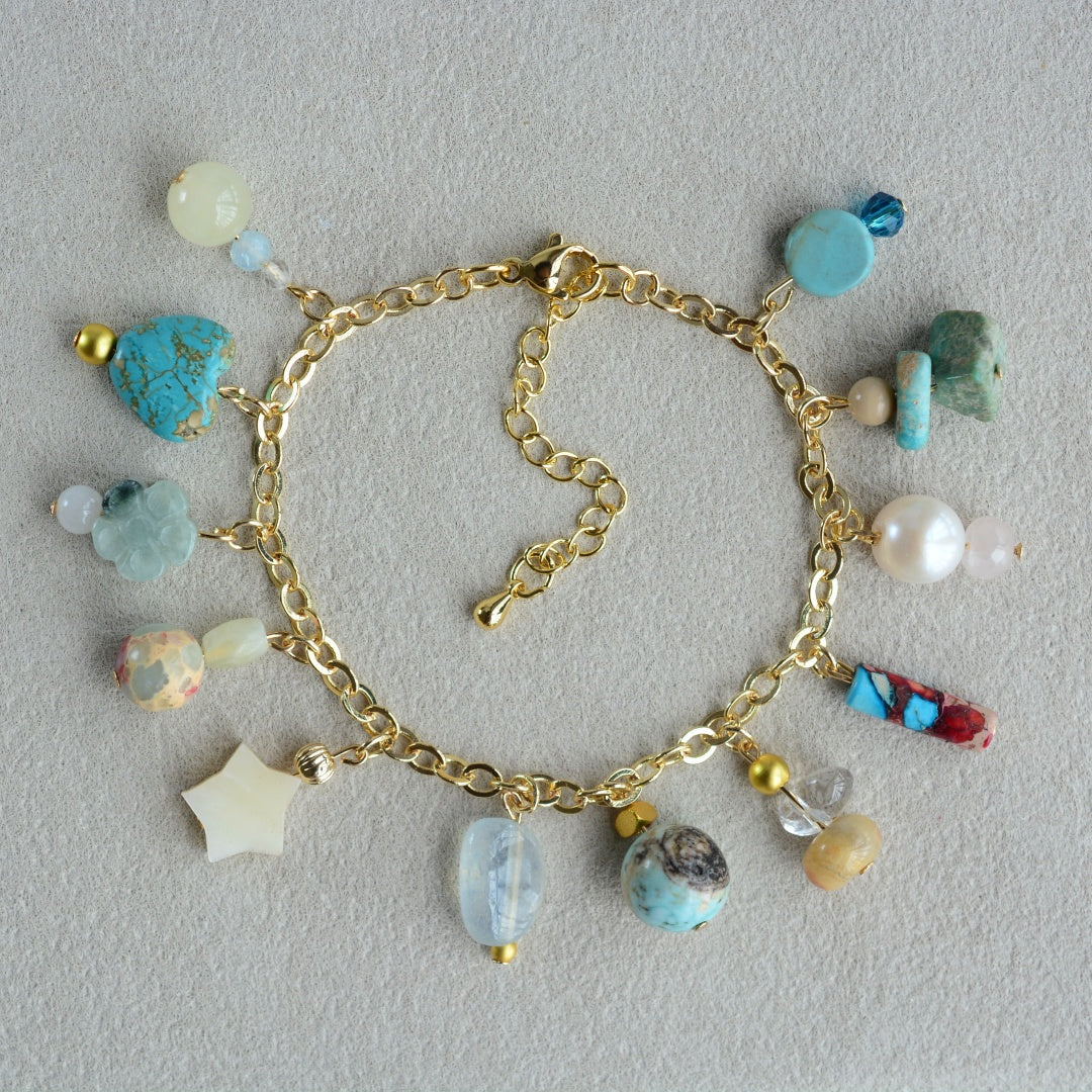 Gemstone Bracelet Blue
